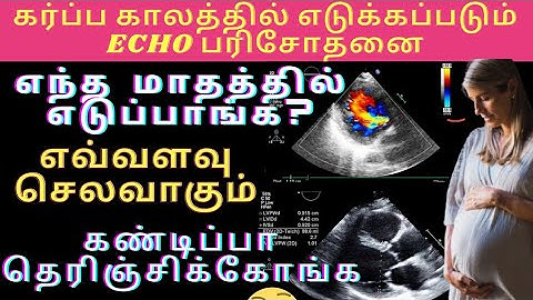 கர்ப்ப காலத்தில் எடுக்கப்படும் Fetal ECHO Test  பரிசோதனை🤱Fetal ECHO test during pregnancy in tamil