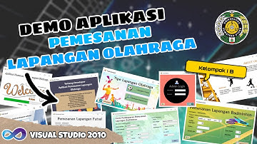 Kelompok IB - Demo Aplikasi Pemesanan Lapangan Olahraga dengan Visual Studio 2010 - Tek.Industri USU