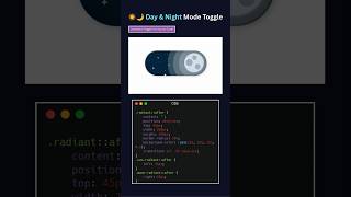 🌙 Day & Night Toggle Switch Animation | HTML CSS & JavaScript