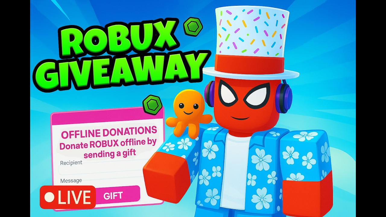 Donating Robux To Every Viewer 🔴Live | Offline Donations | Pls Donate ...