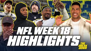 Ravens ELIMINATED in SHOCKING FINISH! 😱 | NFL Week 18 Highlights & Analysis | The Breakdown