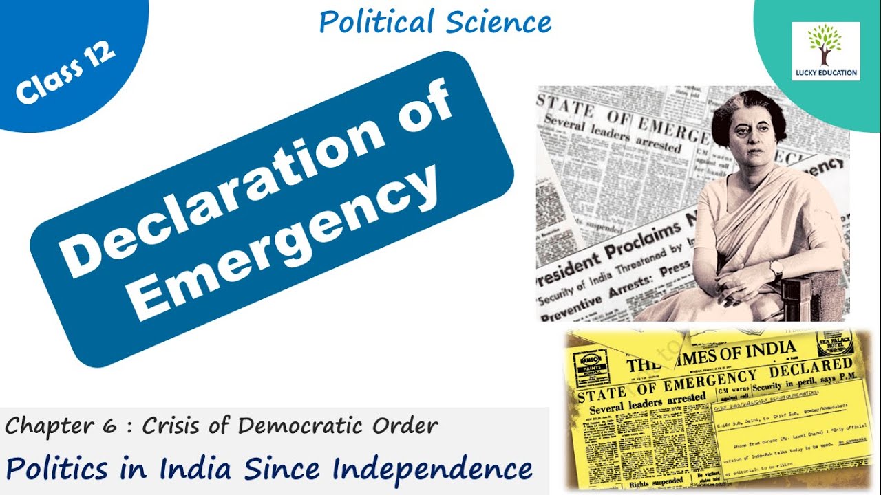 declaration-of-emergency-crisis-of-democratic-order-class-12