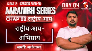 Day 4 राष्ट्रीय आय का अभिप्राय । Chap 2 l Class 12 अर्थशास्त्र