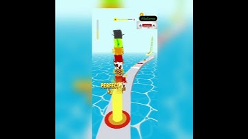 Animal Tower Run 🦝🦊🐺🐱 ( Android Gameplay Level Up All Level New Android Game ) #shorts game