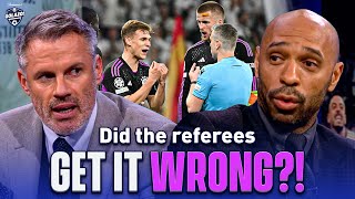Thierry Henry \& Carragher discuss Madrid-Bayern's controversial ending! 😳 | UCL Today | CBS Sports