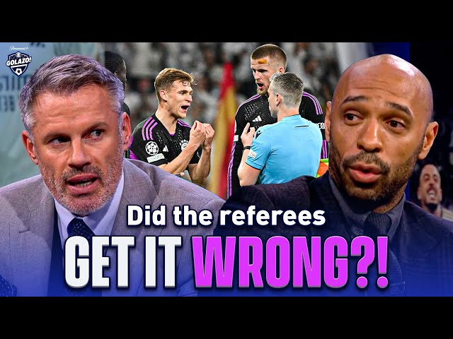 Thierry Henry & Carragher discuss Madrid-Bayern's controversial ending! 😳 | UCL Today | CBS Sports class=