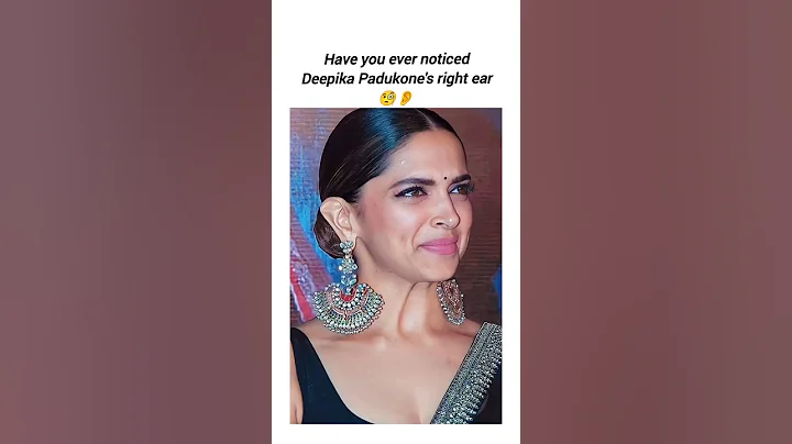 Deepika Padukone's right ear 🧐👂#deepikapadukone #shortsfeed #shorts #youtubeshorts #trending