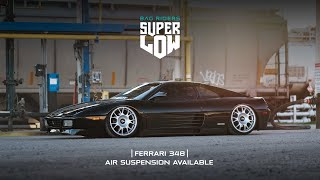 Bagged Ferrari 348 Super Low Air Suspension By Bag Riders