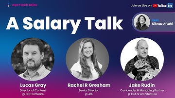 A Salary Talk: Value & Equity for Architects in the Age of Technology and AI - AEC-Tech Talk 26