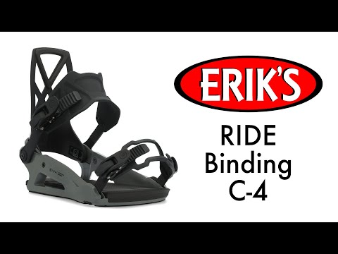 ride c-4 snowboard bindings 2023 C-6 Men's The canted footbed aligns your joints with a 2.5 degree angle while providing more leverage over the tip and tail of your board 2024 RIDE Binding C-4 -