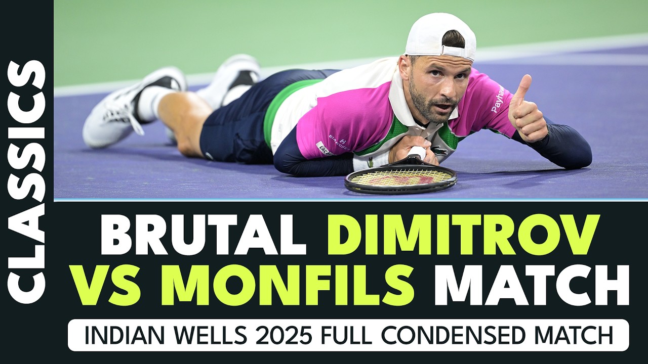 BRUTAL Tennis 🥵 | Dimitrov vs Monfils Indian Wells 2025 Condensed Full Match!