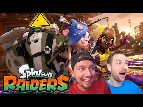 Playing Splatoon Raiders With Friends! World 3