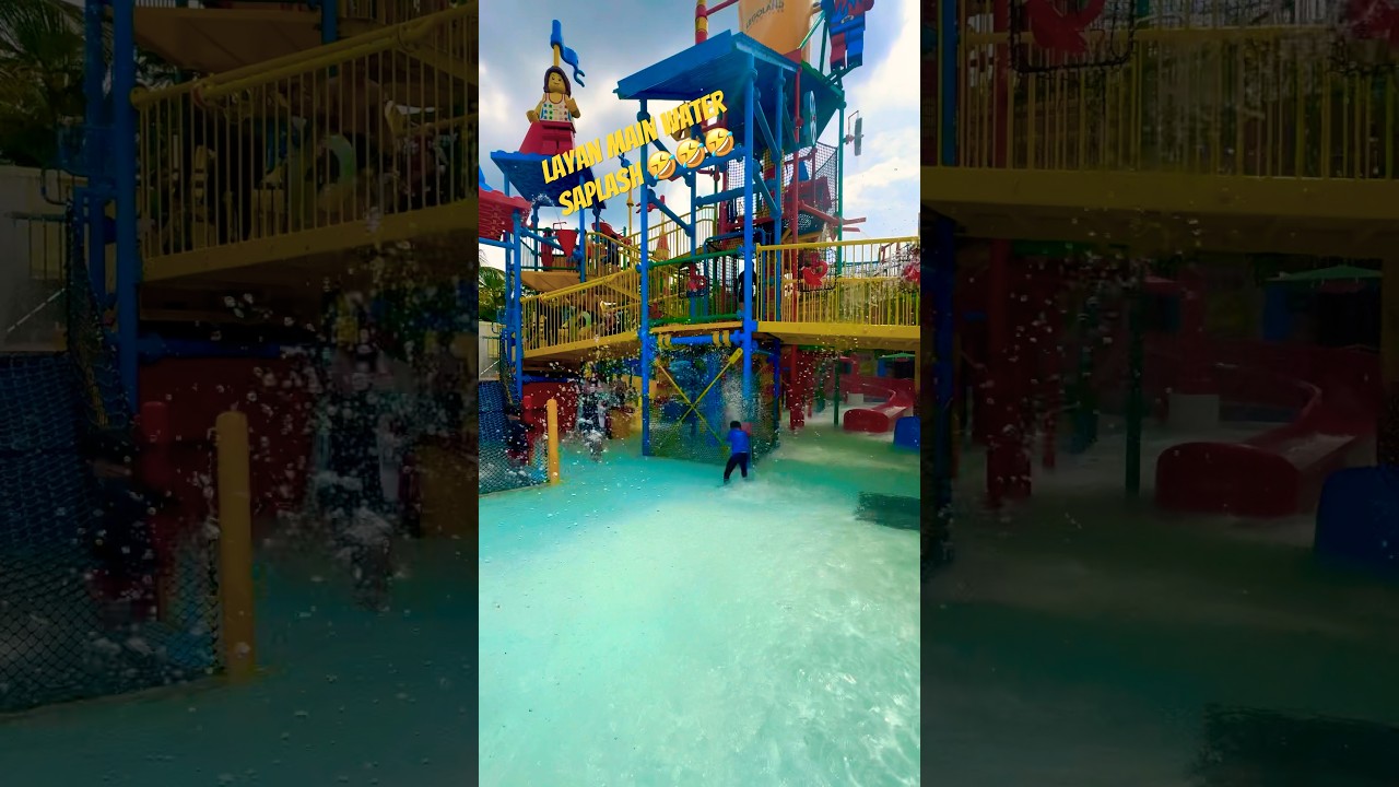Yusuf Enjoy Main Water Splash Legoland! Sambil Tunggu Water Bucket Jatuh! 🤣🤣🤣