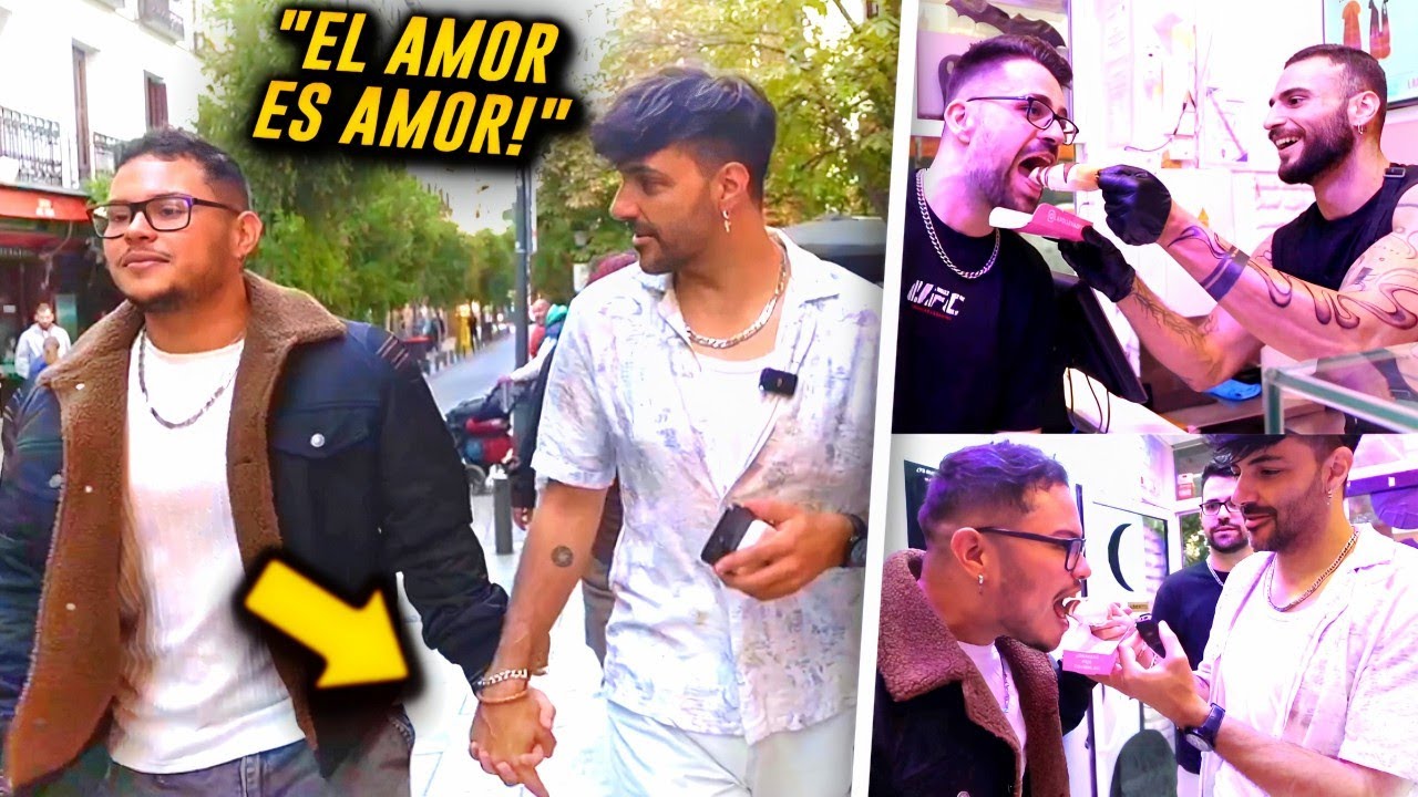NEXXUZ y los ARKEANOS van al BARRIO GAY en MADRID, ANDAN de la MANO y HACEN ESTO... 😆🏳️‍🌈