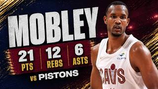 Evan Mobley 21 pts 12 rebs 6 asts vs Pistons 2026 PO G7