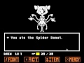 UNDERTALE: Eating a Spider Donut in front of Muffet