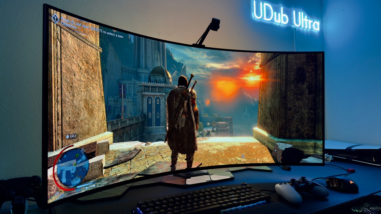 Middle-Earth Shadow of War HDR Gameplay on PC + a LG 45" UltraGear OLED 5K2K | This Looks BEAUTIFUL