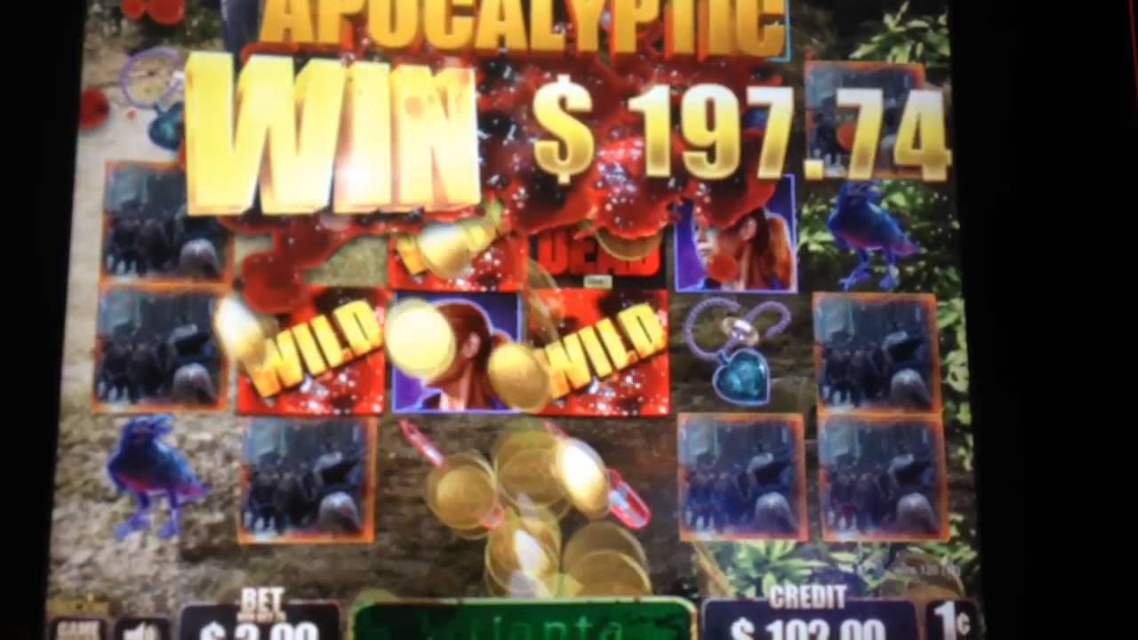 The WALKING DEAD slot machine MAX BET 