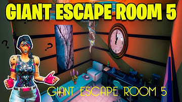 GIANT ESCAPE ROOM 5 💥Code: 1921-0522-8533❗ | How To Complete GIANT ESCAPE ROOM 5 by TONYDJYTB