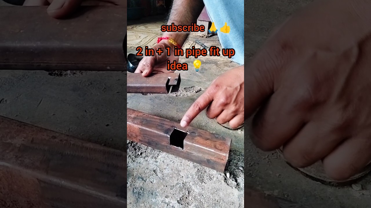 2 in pipe+1 in pipe fit up idea 💡! 