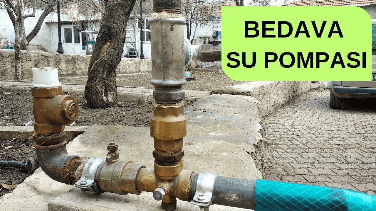 Elektriksiz Yakıtsız Su Pompası Su Çekme Makinası Bedava Su Non