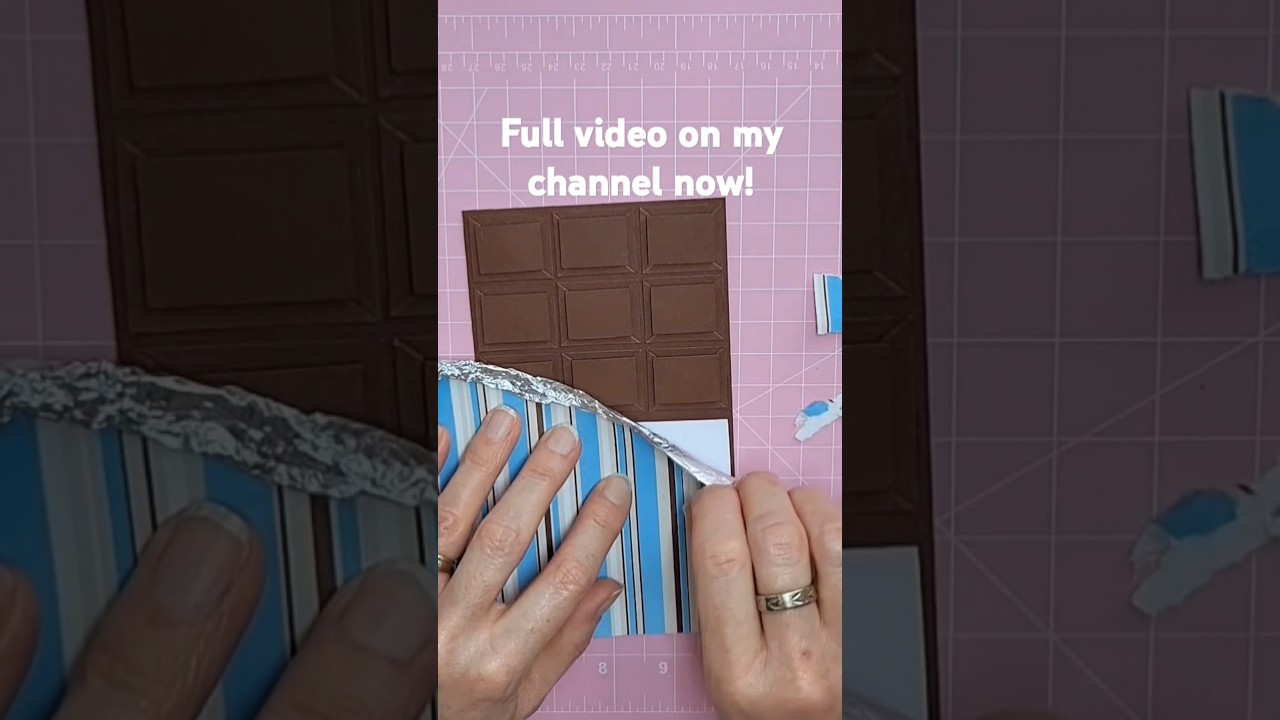 Chocolate bar greeting card How to make Birthday Valentines 