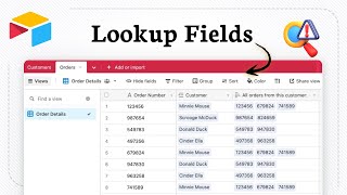 How to use Airtable lookup fields (See Linked Info Easily)