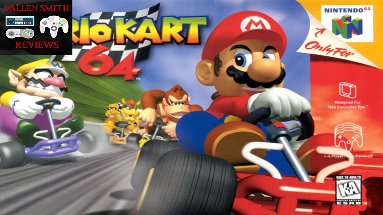 Another Mario Kart 64 Review  -  High Speed 4 Player Action!