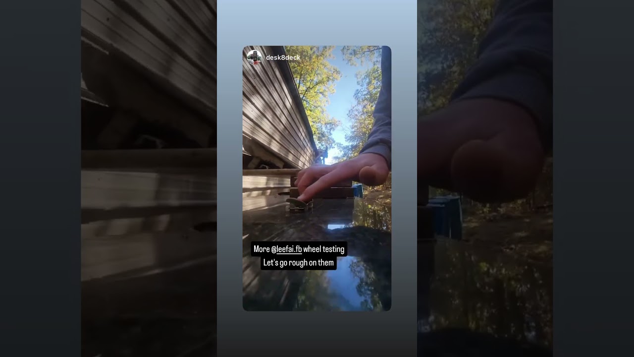Homie testing leefai wheels 