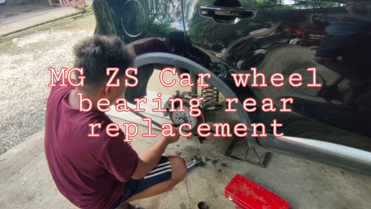 MG ZS Car wheel bearing rear replacement I Rene Abion YouTube