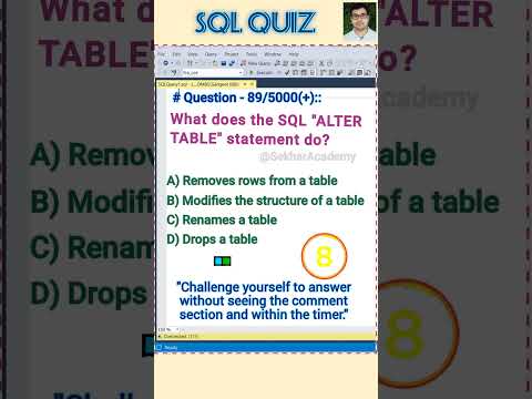 SQL Quiz 89