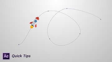 สอน After Effects [Quick Tip] - ทำให้วัตถุเคลื่อนที่ตามเส้นทาง และหมุนตามทาง