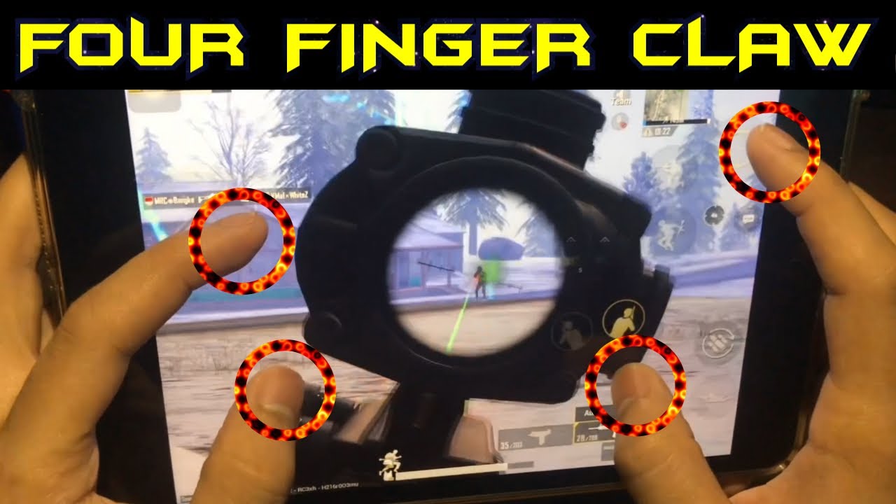 Four Finger Claw Handcam VL OG002 | PUBG MOBILE - IPAD MINI