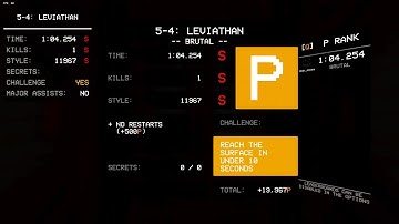 Daily ULTRAKILL P-rank until I get HRT (day 20 | 5-4)