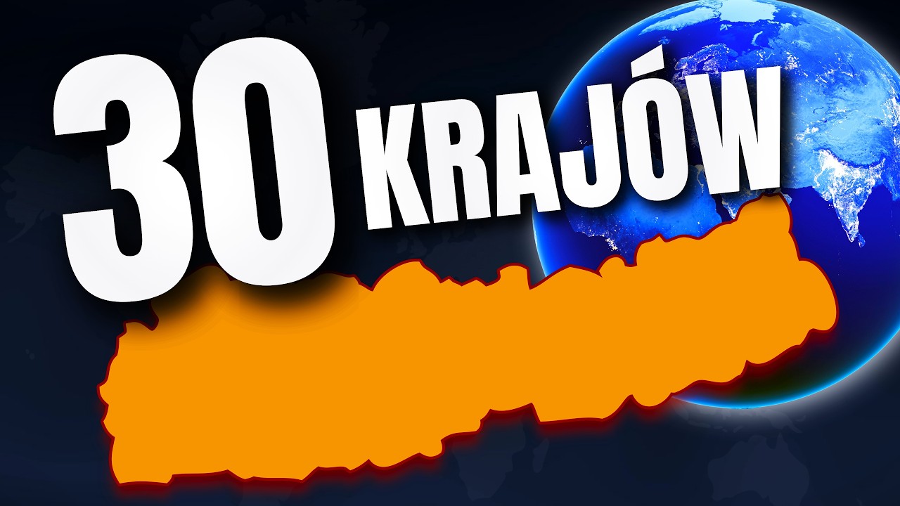 Geografia Świata. Tylko Geniusz Rozpozna Wszystkie 30 Krajów!