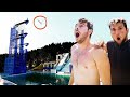 WE TRIED RED BULL HIGH DIVING! (MEDICS CALLED - EXTREMELY DANGEROUS)
