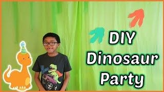 Dinosaur Party Ideas | Dinosaur Birthday Party | Dinosaur Party Supplies | DIY DINOSAUR PARTY