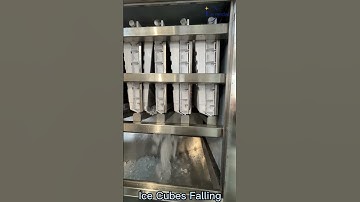 ice cube machine working perfect from Icemedal #icemachinefactory#supermarket #drink #icefactory