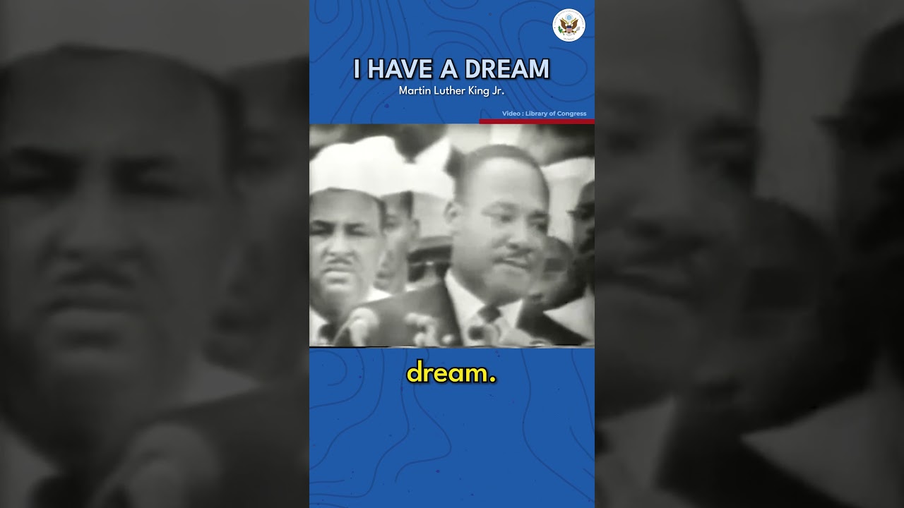 Мартин Лютер Кинг-младший произносит речь «У меня есть мечта».