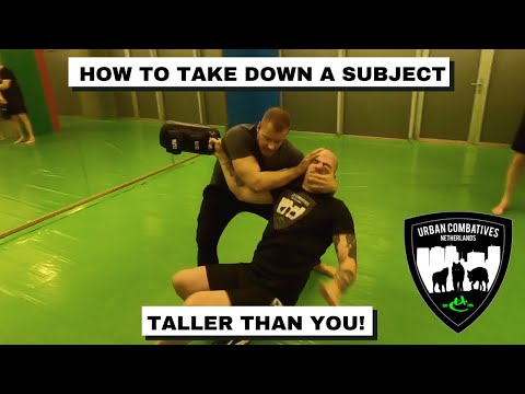 HOW TO TAKEDOWN A SUBJECT TALLER THAN YOU!