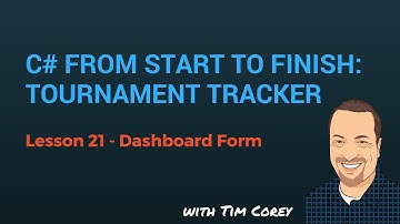 C# App Start To Finish Lesson 21 - Dashboard Form