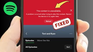 This Content is unavailable | this content is not available spotify fix #spotify 