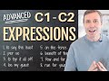 Advanced Expressions (C1 + C2) to Build Your Vocabulary