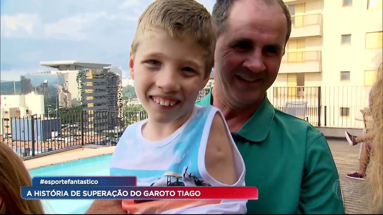 Sem braços e pernas, Tiago é exemplo de superação e embaixador do Audax
