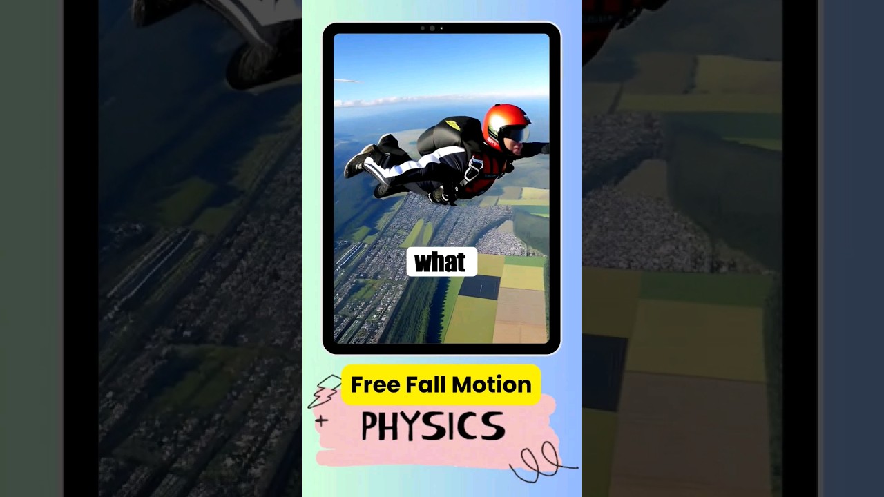 What Is Free Fall Motion In Physics? #shorts