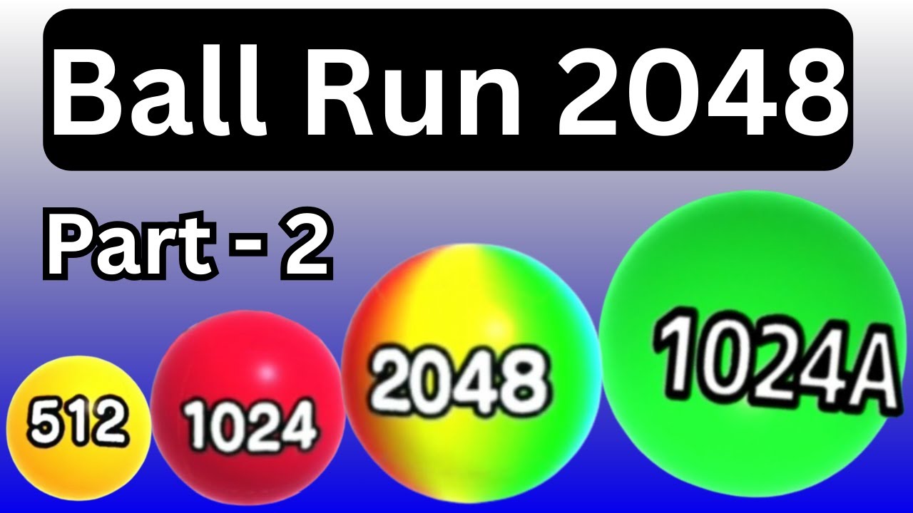 Ball Run 2048, Marble Run 2048 | Satisfying Ball Games Hub LIVE 🔴 24/7 Part 2
