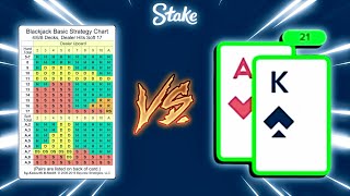 The BOOK vs. Stake BLACKJACK.. (INSANE)