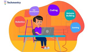 Techmentry | Coding Platform for Kids | SaaS Explainer Video|Explainer Video by Konnect Me Animation