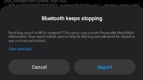 How to fix Bluetooth keeps stopping problem 2023 Ft Mi | Xiaomi | Redmi note phone
