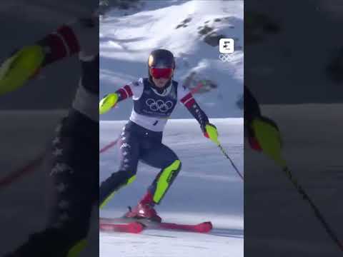 🥇 Mikaela Shiffrin en or 12 ANS APRÈS ! #olympics #jeuxolympiques #milanocortina2026